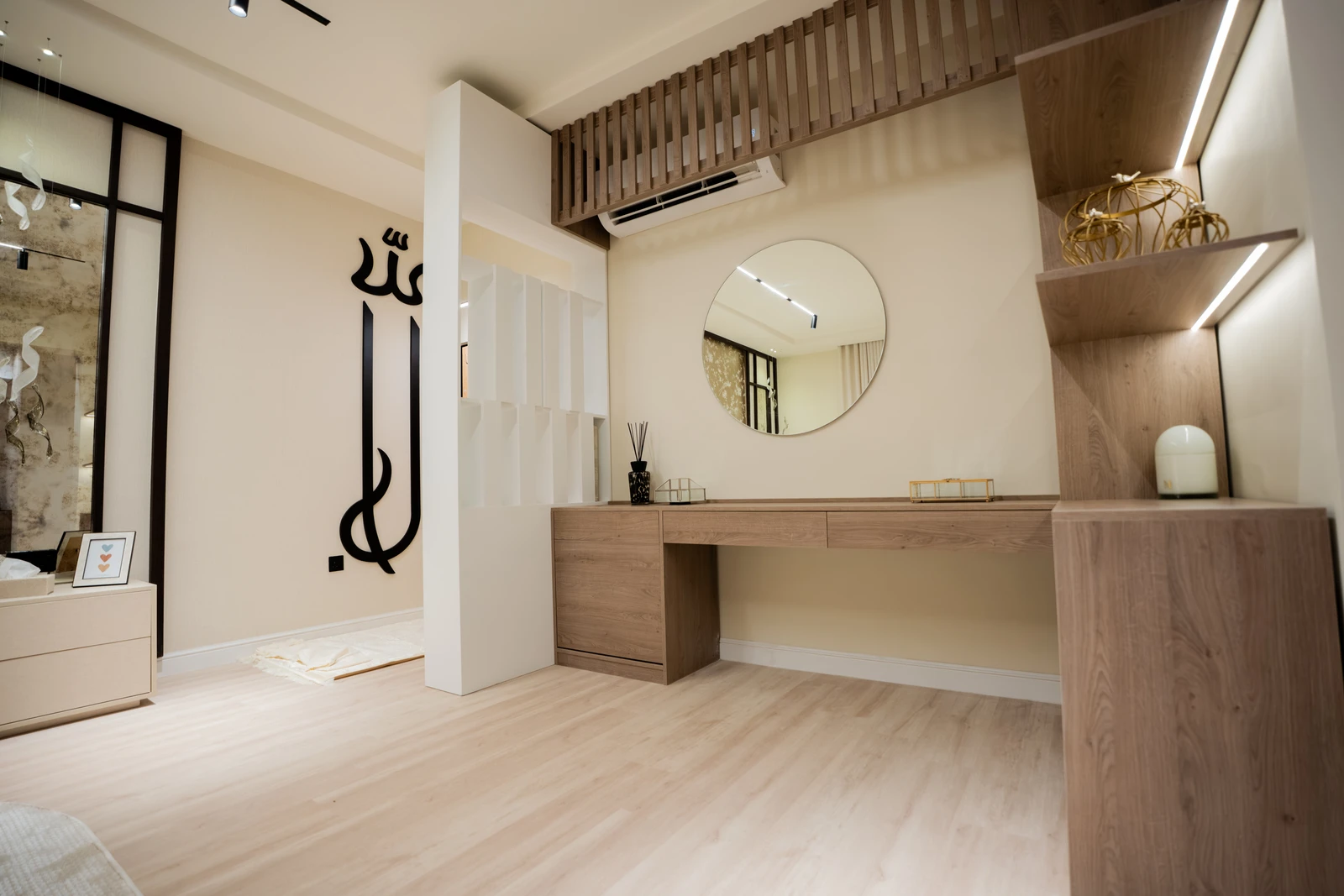 Neo-Classic Master Bedroom Suite renovation detail
