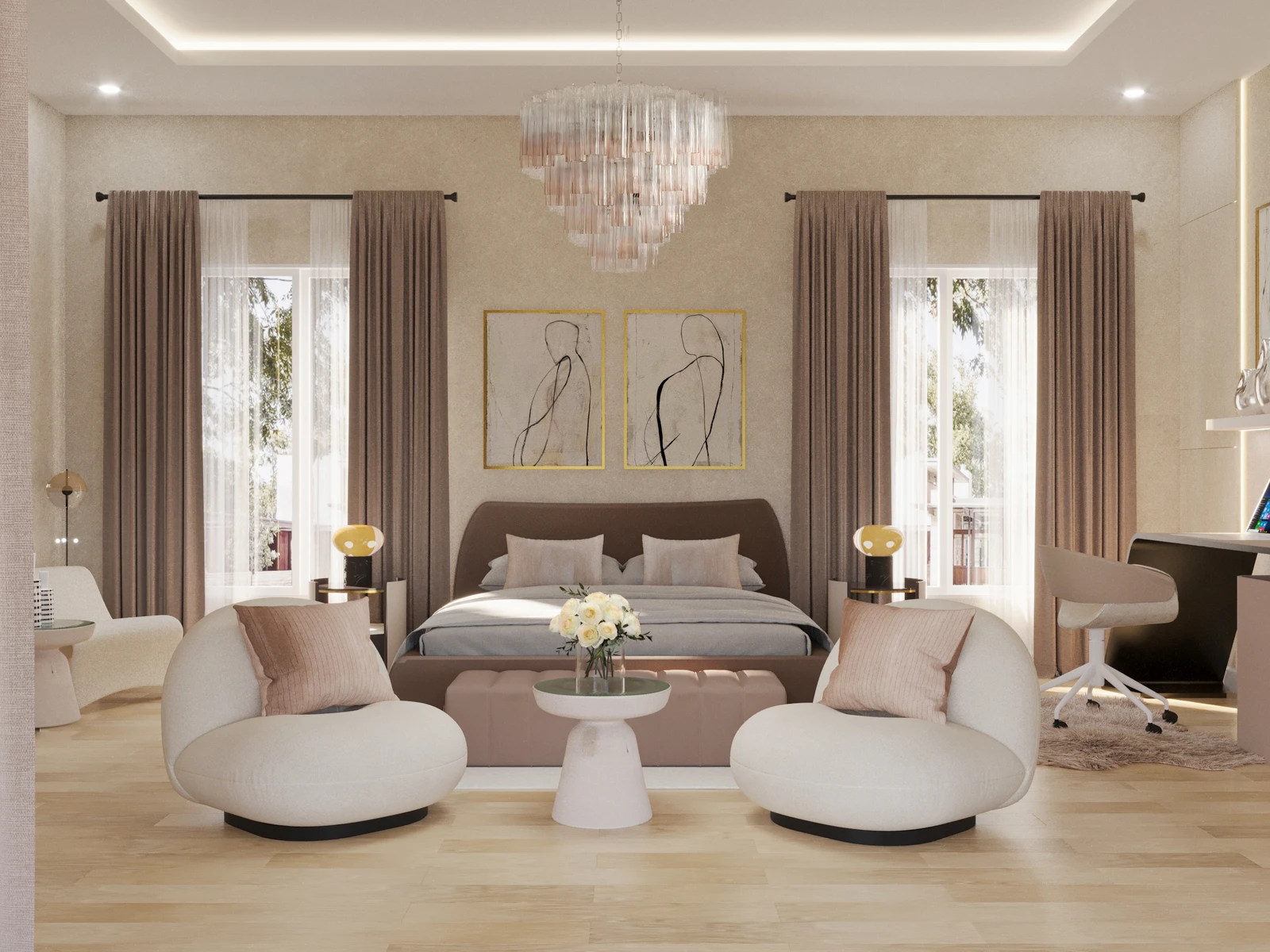 Bedroom design view