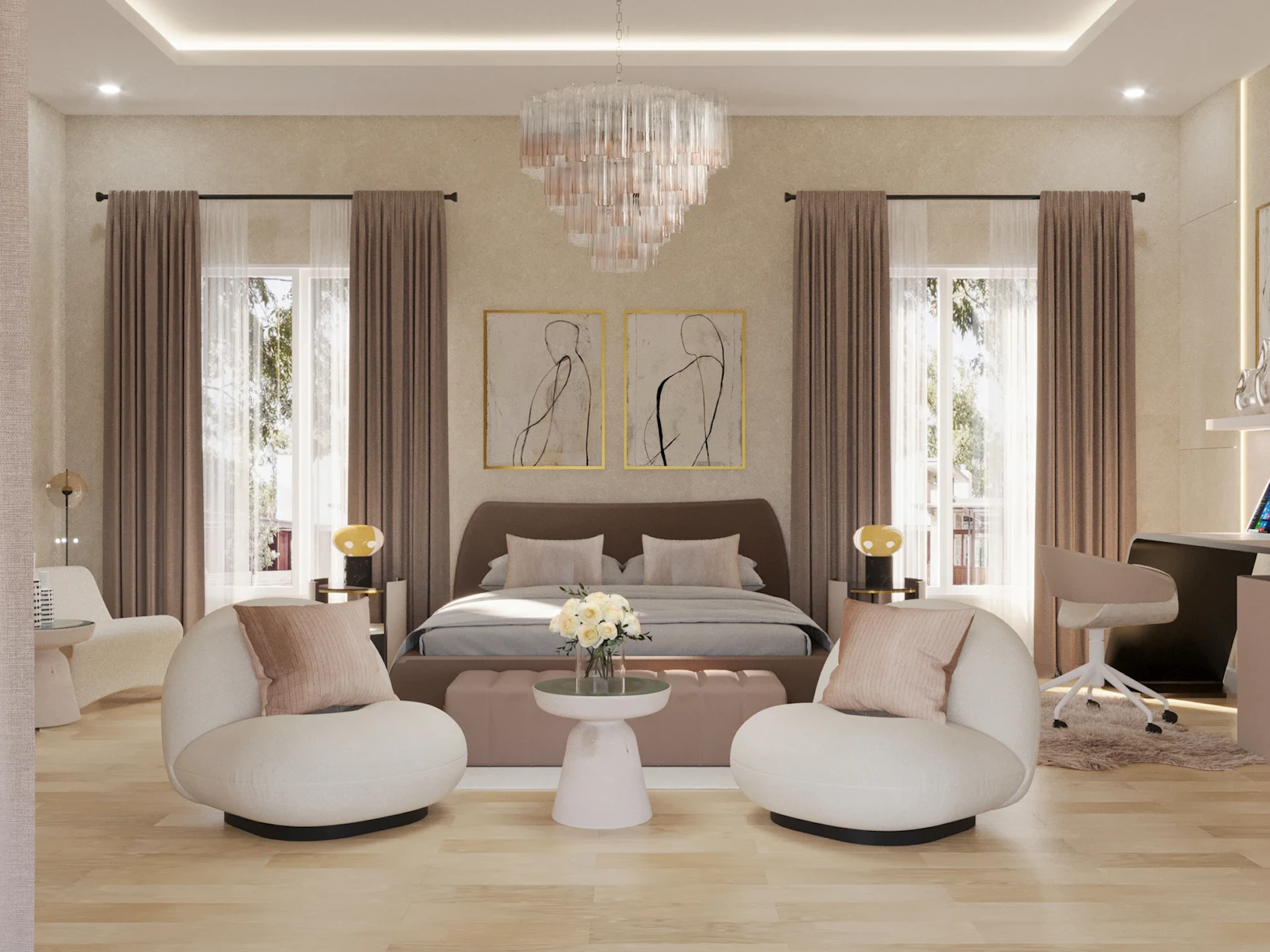Bedroom design view