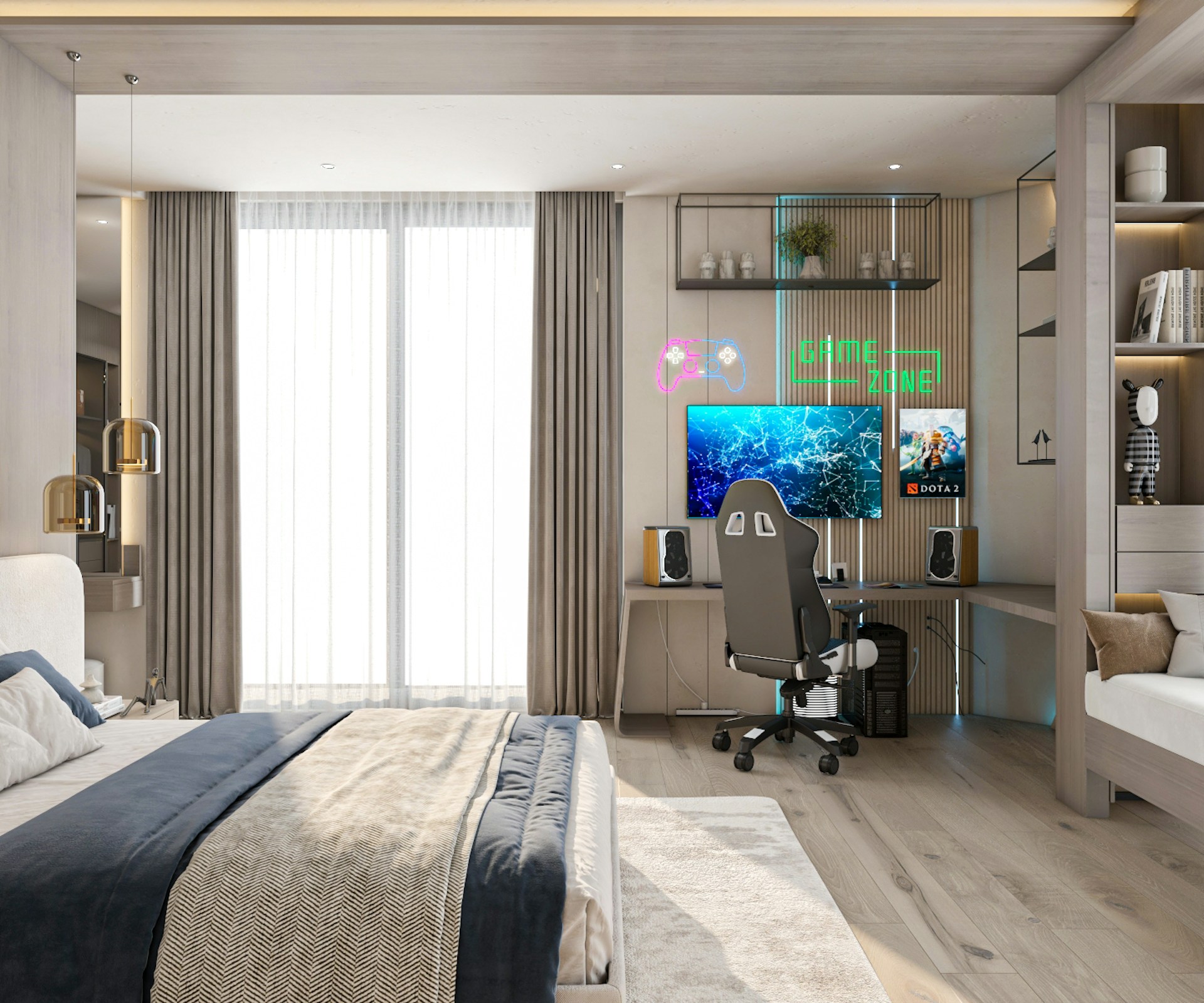 Modern bedroom