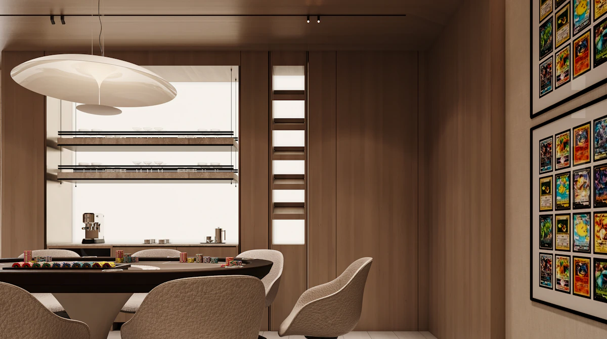 basement lounge render