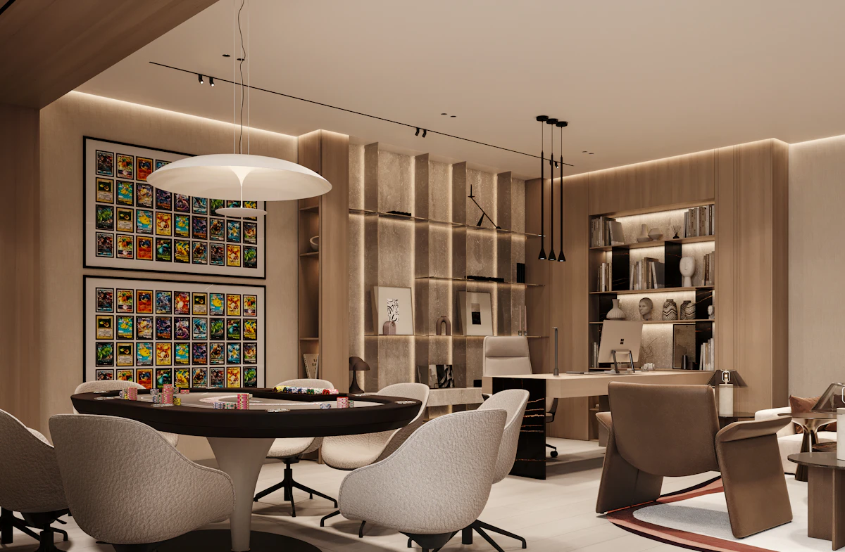 تصميم فاخر مودرن لقبو ترفيهي