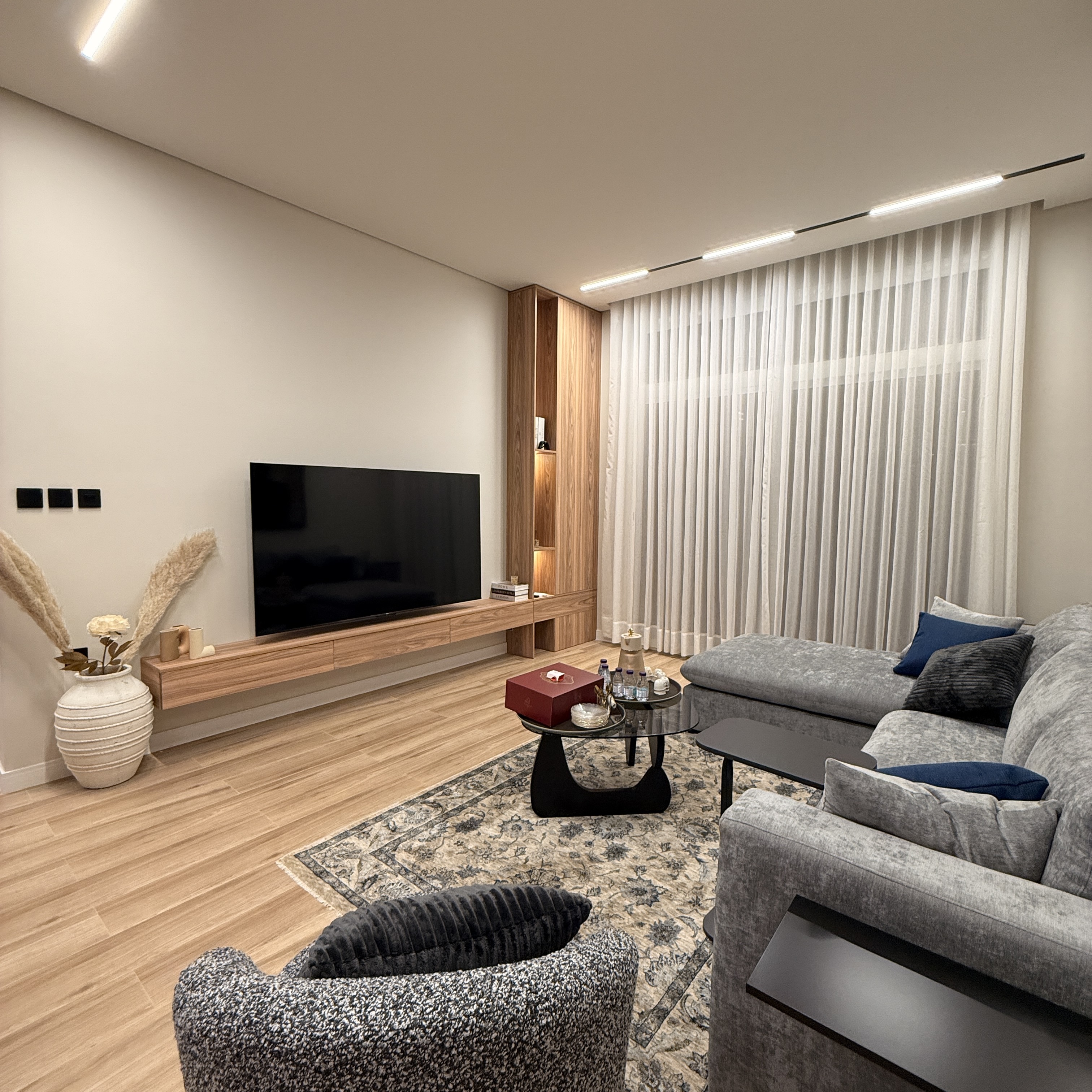 modern livingroom after