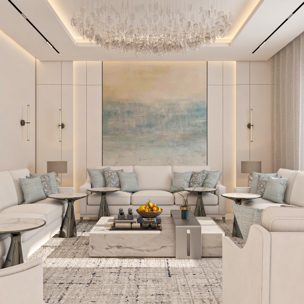 Modern Luxury Living Space render