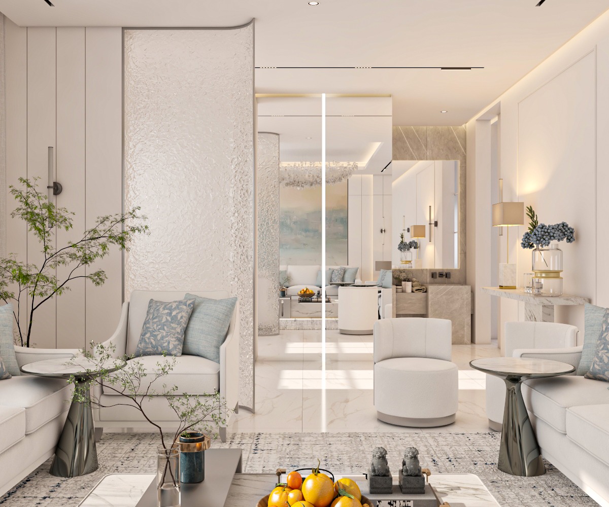 Modern Luxury Living Space render