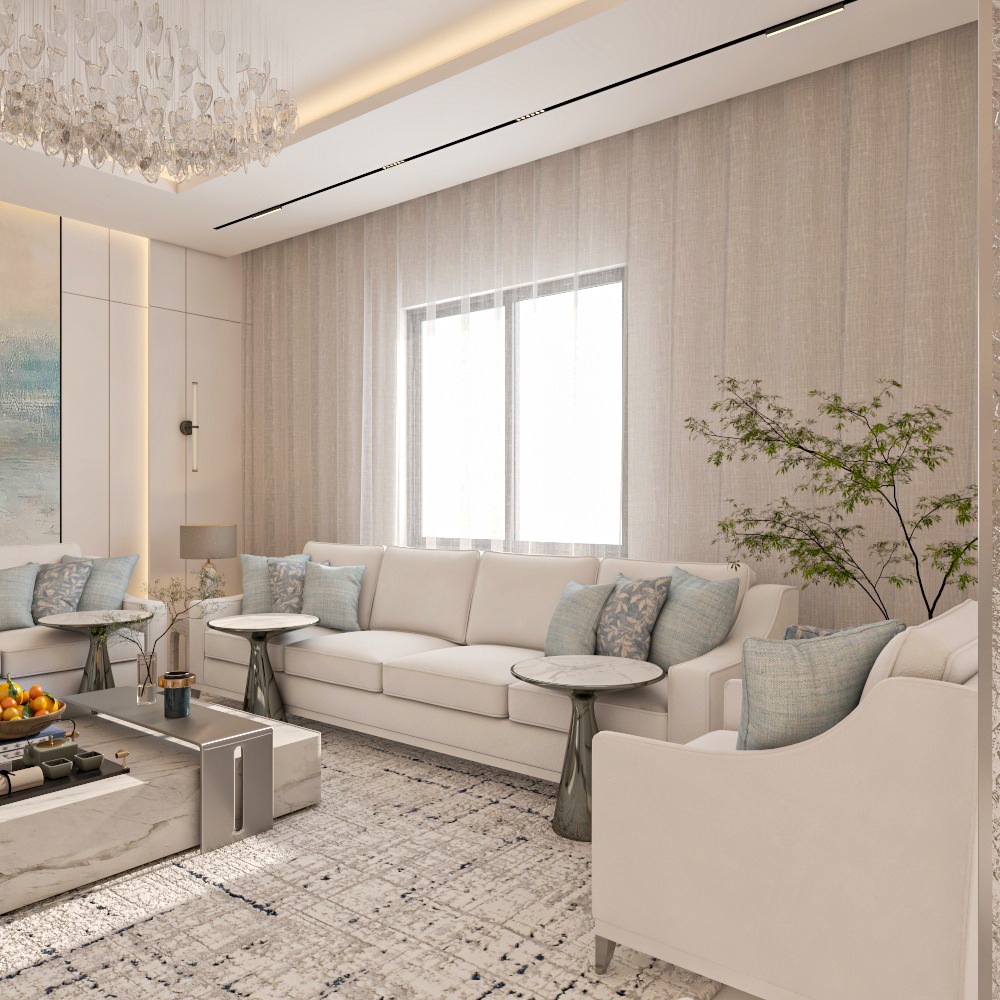 Modern Luxury Living Space render