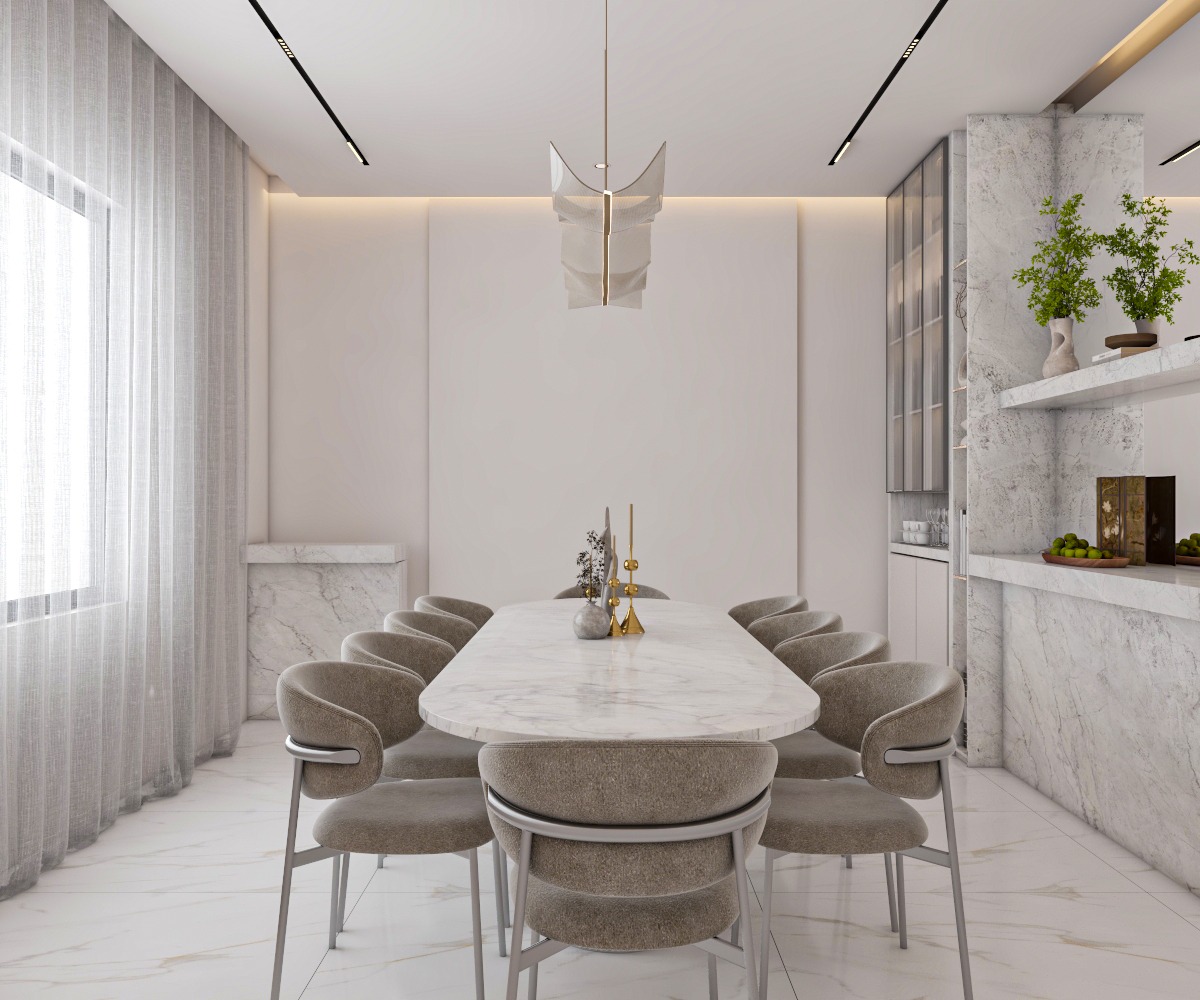 Modern Luxury Living Space render