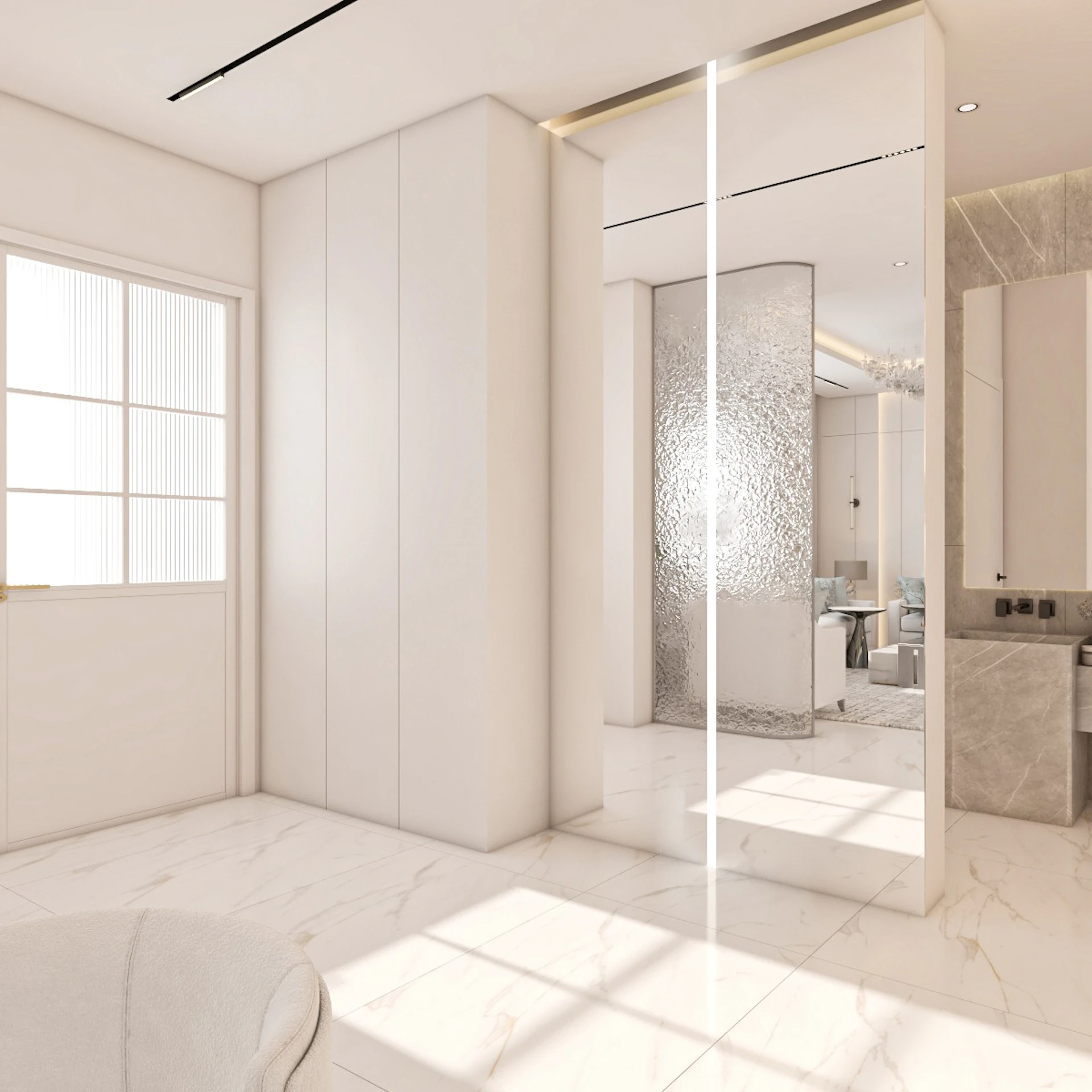 Modern Luxury Living Space render