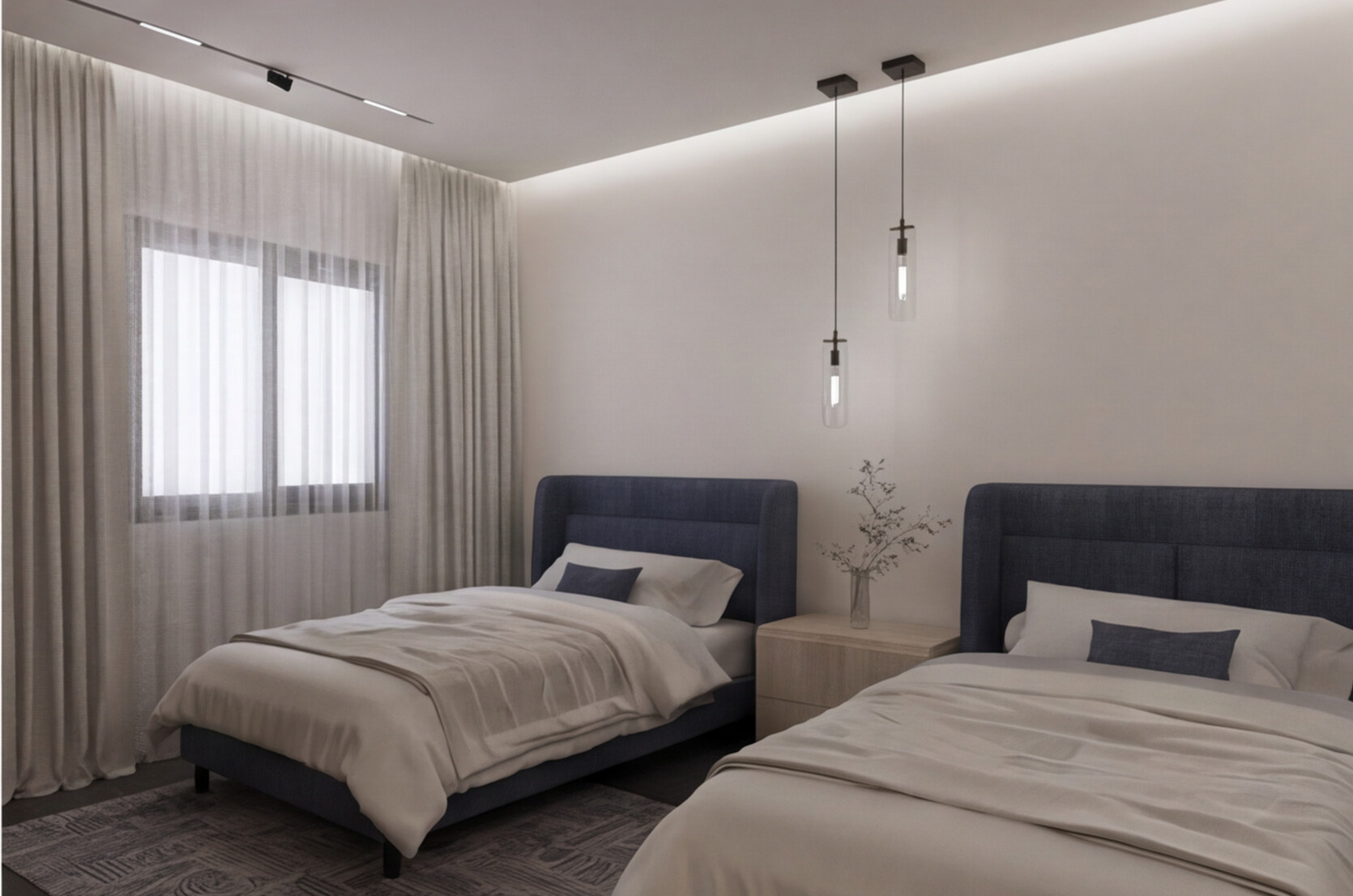 Contemporary Boys Bedroom Interior Design in Riyadh