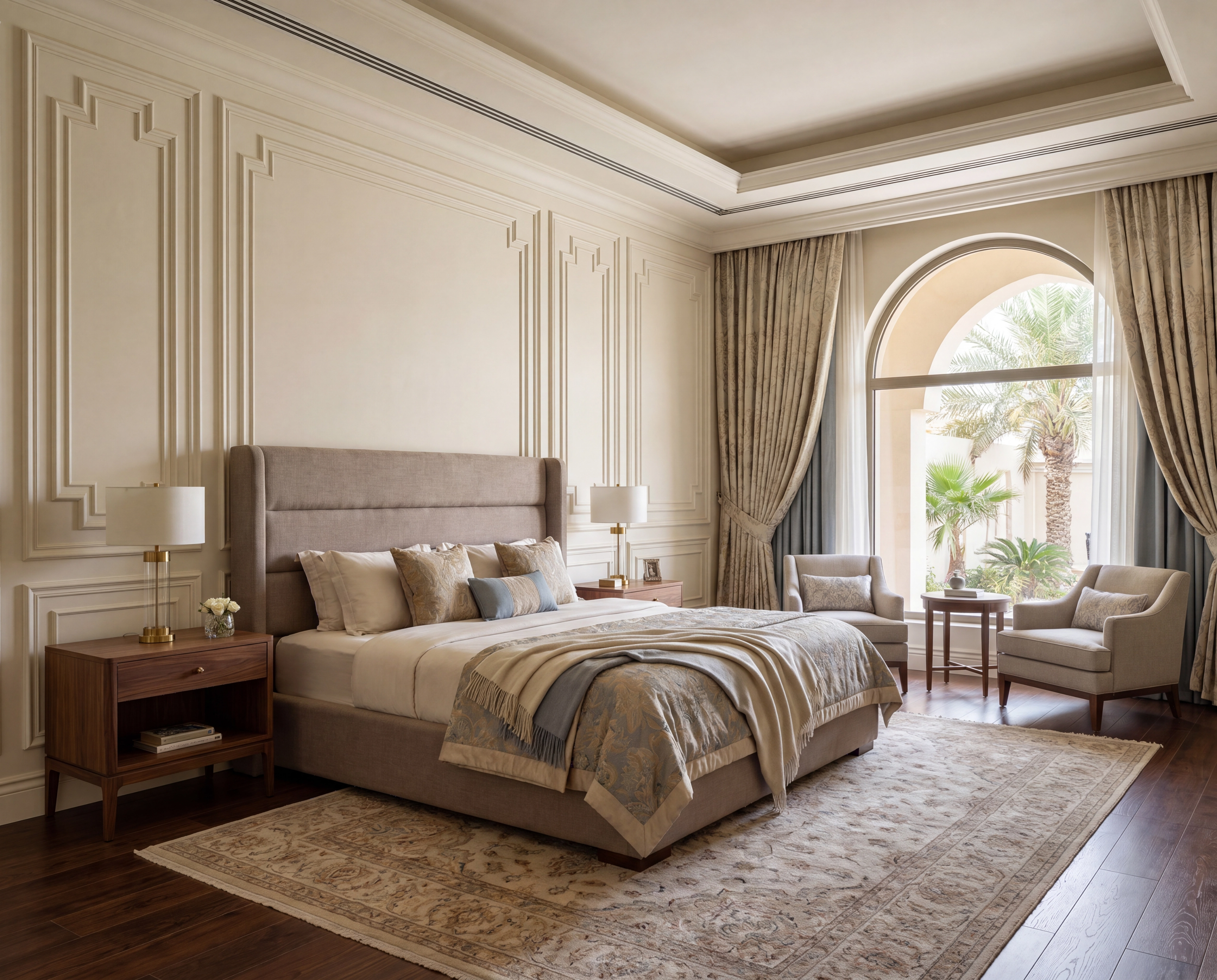new classic bedroom interior space