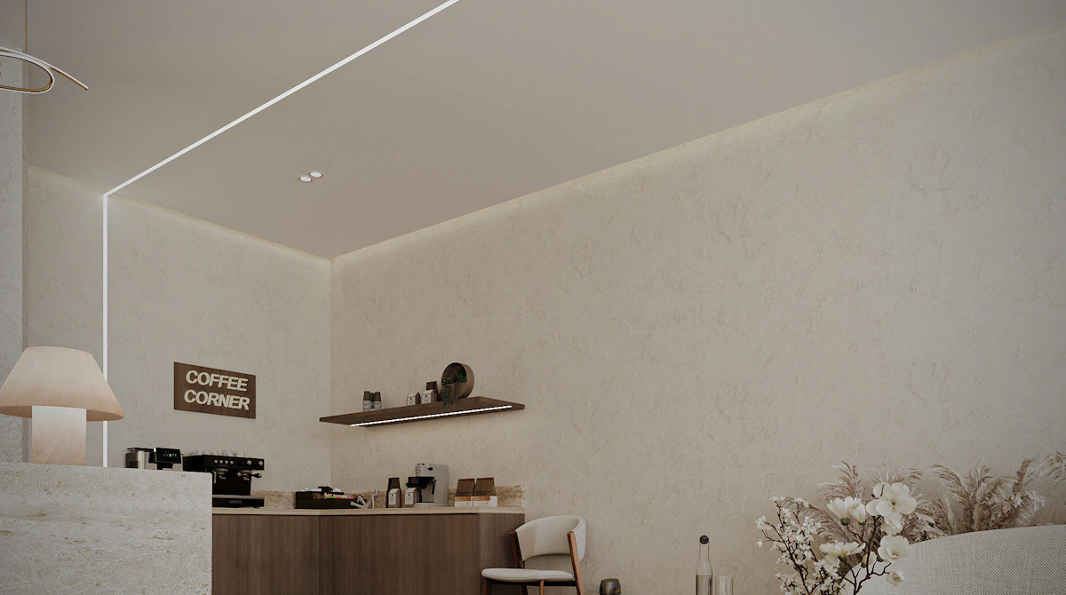 Contemporary wellness spa interior combining elegant circulation spaces, premium finishes, and a tranquil environment.