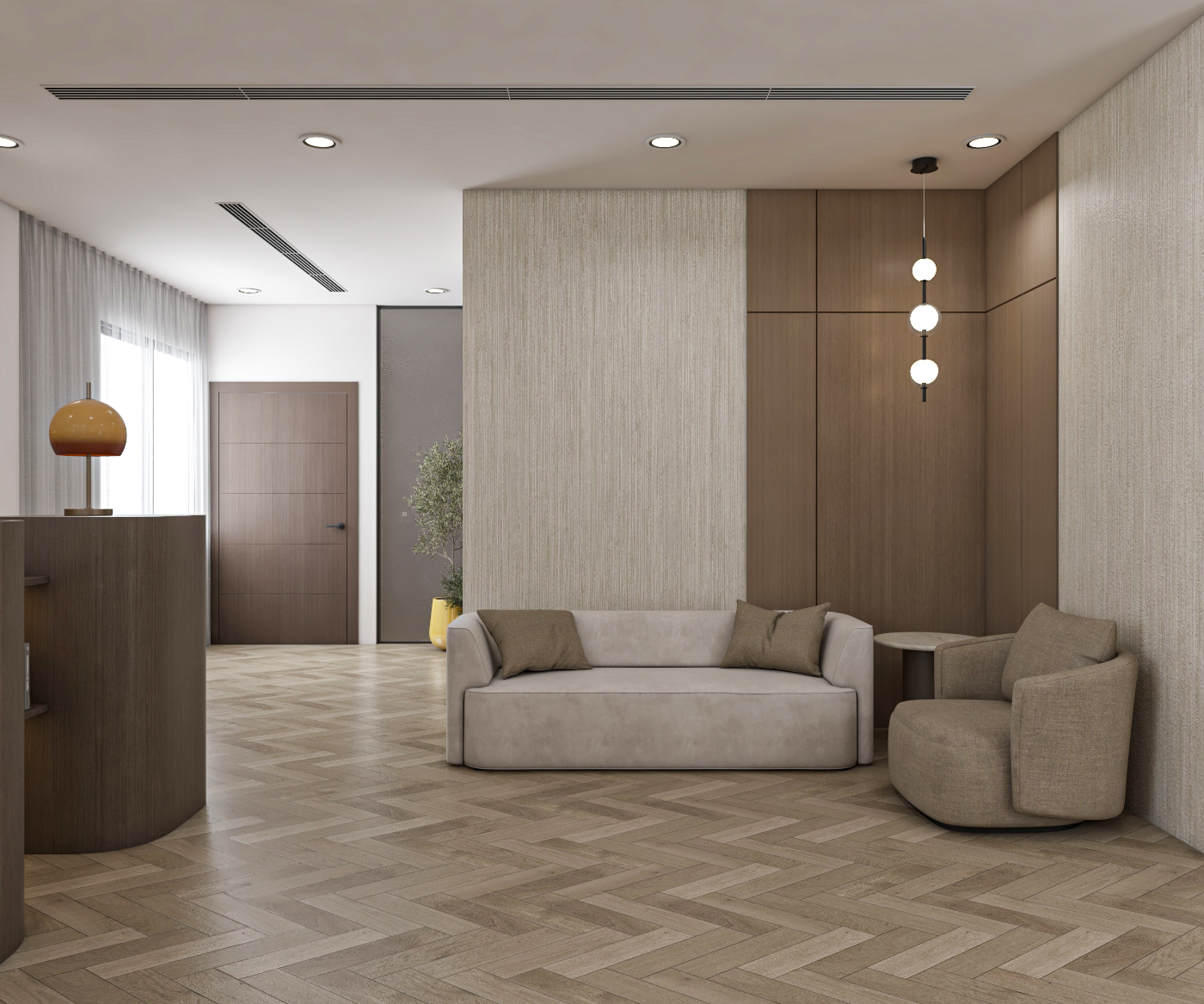 Modern interior architecture for a book club and cultural destination in Riyadh.