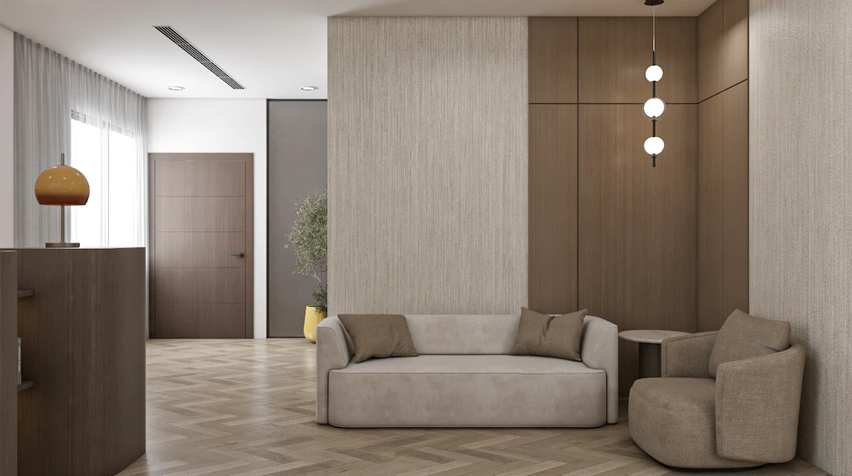 Modern interior architecture for a book club and cultural destination in Riyadh.